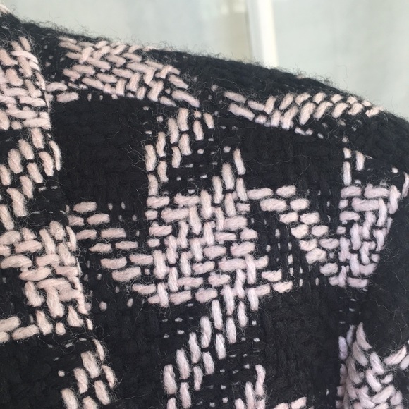 INC houndstooth chevron print blazer Fitted NWT 12 - Picture 4 of 5